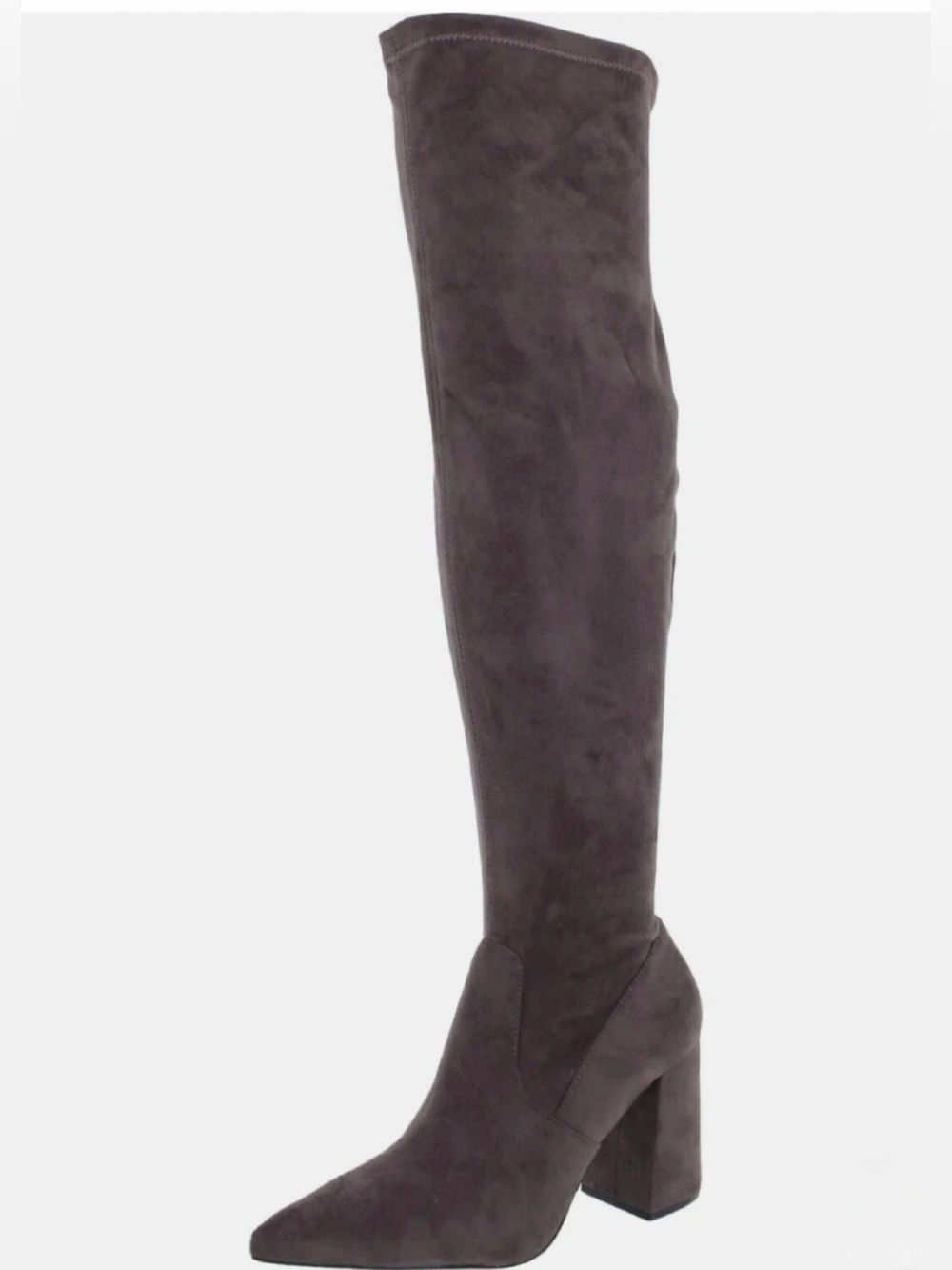 Steve Madden Women's 8M Jacoby Grey Over-The-Knee Boots Thigh High